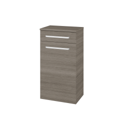 Dřevojas - Nízká skříňka DOS SNDZ 50 - D03 Cafe / Úchytka T01 / D03 Cafe / Levé (156213A)