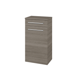 Dřevojas - Nízká skříňka DOS SNDZ 50 - D03 Cafe / Úchytka T03 / D03 Cafe / Levé (156213C)