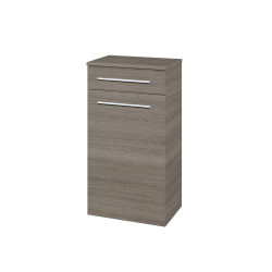 Dřevojas - Nízká skříňka DOS SNDZ 50 - D03 Cafe / Úchytka T03 / D03 Cafe / Pravé (156213CP)