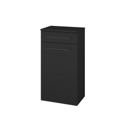 Dřevojas - Nízká skříňka DOS SNDZ 50 - L03 Antracit vysoký lesk / Úchytka T06 / L03 Antracit vysoký lesk / Levé (156299H)