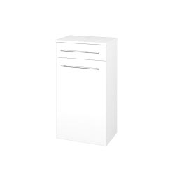 Dřevojas - Nízká skříňka DOS SNDZ 50 - M01 Bílá mat / Úchytka T02 / M01 Bílá mat / Pravé (211356BP)