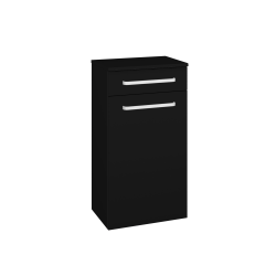Dřevojas - Nízká skříňka DOS SNDZ 50 - M17 Černá mat / Úchytka T01 / M17 Černá mat / Pravé (461645AP)