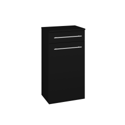 Dřevojas - Nízká skříňka DOS SNDZ 50 - M17 Černá mat / Úchytka T02 / M17 Černá mat / Pravé (461645BP)