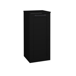 Dřevojas - Nízká skříňka PORTO SND 35 - M17 Černá mat / Úchytka T37 / M17 Černá mat / Pravé (568979OP)