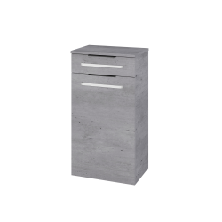 Dřevojas - Nízká skříňka s košem na prádlo DOS SNDKZ 50 - D26 Ontario / Úchytka T07 / D26 Ontario (461515I)