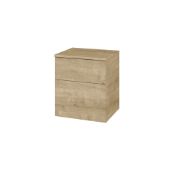 Dřevojas - Nízká skříňka s košem na prádlo DOS SNZ2K  50 - D09 Arlington / Úchytka T05 / D09 Arlington (116330F)