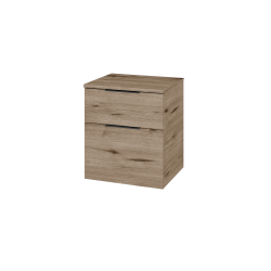 Dřevojas - Nízká skříňka s košem na prádlo DOS SNZ2K  50 - D23 Herkules / Úchytka T07 / D23 Herkules (461898I)