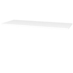 Dřevojas - Odkládací deska ODD 120 (tl. 18 mm) - L01 Bílá vysoký lesk (234768)