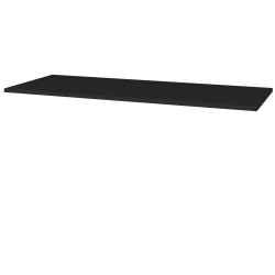 Dřevojas - Odkládací deska ODD 120 (tl. 18 mm) - L03 Antracit vysoký lesk (257552)