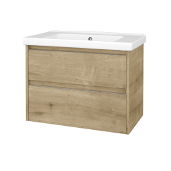 Dřevojas - Skříňka pod umyvadlo BONO SZZ2 80 (umyvadlo Harmonia) - D09 Arlington / Úchytka T34 - nerez / D09 Arlington (755898K)