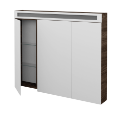 Dřevojas - Třídveřová galerka AIR GA3OE 100 - D25 Teak (464455)