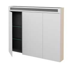 Dřevojas - Třídveřová galerka AIR GA3OE 100 - M19 Cream mat (514129)