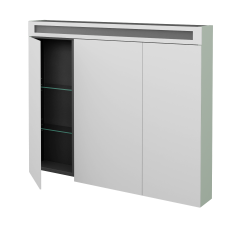 Dřevojas - Třídveřová galerka AIR GA3OE 100 - M20 Mint grey mat (514136)