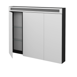 Dřevojas - Třídveřová galerka AIR GA3OE 100 - N03 Graphite (239688)