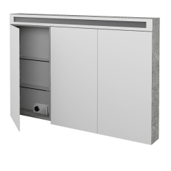 Dřevojas - Třídveřová galerka AIR GA3OE 120 - D20 Galaxy (282455)