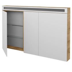 Dřevojas - Třídveřová galerka MAX GA3O 130 - D09 Arlington (158521)