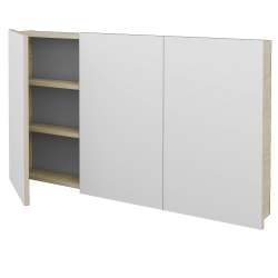 Dřevojas - Třídveřová galerka Q GA3 120 - D04 Dub (136666)