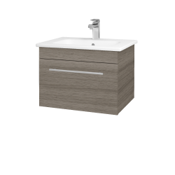 Dřevojas - Umyvadlová skříňka ASTON SZZ 60 - D03 Cafe / Úchytka T02 / D03 Cafe (131258B)