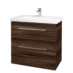 Dřevojas - Umyvadlová skříňka BIG INN SZZ2 80 - D06 Ořech / Úchytka T04 / D06 Ořech (133092E)