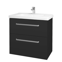 Dřevojas - Umyvadlová skříňka BIG INN SZZ2 80 - N03 Graphite / Úchytka T01 / N03 Graphite (200671A)