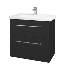 Dřevojas - Umyvadlová skříňka BIG INN SZZ2 80 - N03 Graphite / Úchytka T04 / N03 Graphite (200671E)