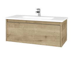 Dřevojas - Umyvadlová skříňka BONO SZZ 100 (umyvadlo Euphoria) - D09 Arlington / Úchytka T34 - nerez / D09 Arlington (203719K)