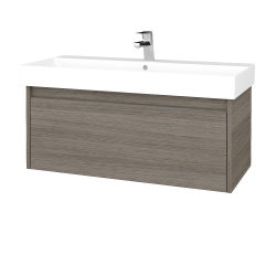 Dřevojas - Umyvadlová skříňka BONO SZZ 100 (umyvadlo Glance) - D03 Cafe / Úchytka T34 - nerez / D03 Cafe (277659K)