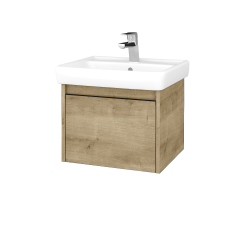 Dřevojas - Umyvadlová skříňka BONO SZZ 55 (umyvadlo Q) - D09 Arlington / Úchytka T33 - černá mat / D09 Arlington (203085J)