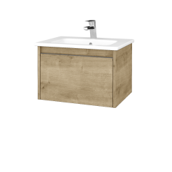 Dřevojas - Umyvadlová skříňka BONO SZZ 60 (umyvadlo Euphoria) - D09 Arlington / Úchytka T34 - nerez / D09 Arlington (203443K)