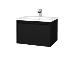 Dřevojas - Umyvadlová skříňka BONO SZZ 60 (umyvadlo Euphoria) - N03 Graphite / Úchytka T33 / N03 Graphite (349554J)