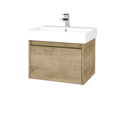 Dřevojas - Umyvadlová skříňka BONO SZZ 60 (umyvadlo Glance) - D09 Arlington / Úchytka T33 - černá mat / D09 Arlington (277390J)