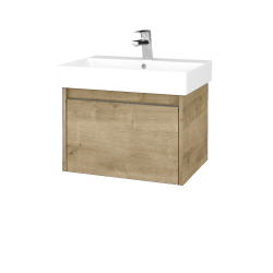 Dřevojas - Umyvadlová skříňka BONO SZZ 60 (umyvadlo Glance) - D09 Arlington / Úchytka T34 - nerez / D09 Arlington (277390K)