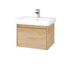 Dřevojas - Umyvadlová skříňka BONO SZZ 60 (umyvadlo Q) - D15 Nebraska / Úchytka T34 - nerez / D15 Nebraska (203184K)