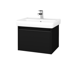 Dřevojas - Umyvadlová skříňka BONO SZZ 60 (umyvadlo Q) - N03 Graphite / Úchytka T34 / N03 Graphite (405588K)