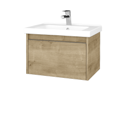 Dřevojas - Umyvadlová skříňka BONO SZZ 65 (umyvadlo Harmonia) - D09 Arlington / Úchytka T34 / D09 Arlington (203986K)