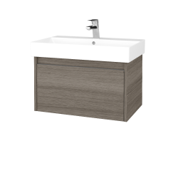 Dřevojas - Umyvadlová skříňka BONO SZZ 70 (umyvadlo Glance) - D03 Cafe / Úchytka T34 / D03 Cafe (277475K)
