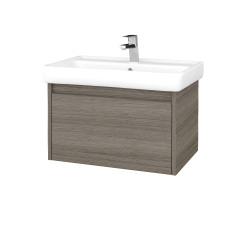 Dřevojas - Umyvadlová skříňka BONO SZZ 70 (umyvadlo Q) - D03 Cafe / Úchytka T34 - nerez / D03 Cafe (203252K)