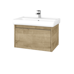 Dřevojas - Umyvadlová skříňka BONO SZZ 70 (umyvadlo Q) - D09 Arlington / Úchytka T34 - nerez / D09 Arlington (203269K)