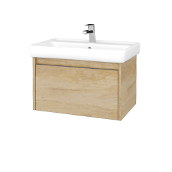 Dřevojas - Umyvadlová skříňka BONO SZZ 70 (umyvadlo Q) - D15 Nebraska / Úchytka T34 - nerez / D15 Nebraska (203276K)