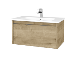 Dřevojas - Umyvadlová skříňka BONO SZZ 80 (umyvadlo Euphoria) - D09 Arlington / Úchytka T34 - nerez / D09 Arlington (203535K)