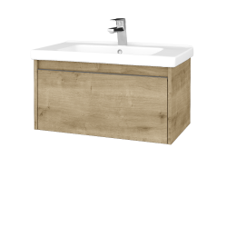 Dřevojas - Umyvadlová skříňka BONO SZZ 80 (umyvadlo Harmonia) - D09 Arlington / Úchytka T34 - nerez / D09 Arlington (204075K)