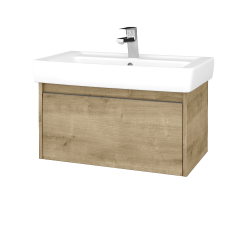 Dřevojas - Umyvadlová skříňka BONO SZZ 80 (umyvadlo Q) - D09 Arlington / Úchytka T34 - nerez / D09 Arlington (203351K)