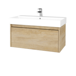 Dřevojas - Umyvadlová skříňka BONO SZZ 85 (umyvadlo Glance) - D15 Nebraska / Úchytka T33 / D15 Nebraska (277581J)