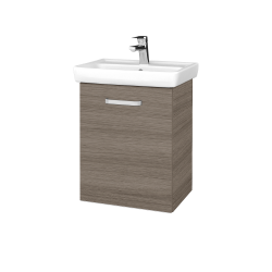 Dřevojas - Umyvadlová skříňka DOOR SZD 50 - D03 Cafe / Úchytka T01 / D03 Cafe / Levé (411015A)