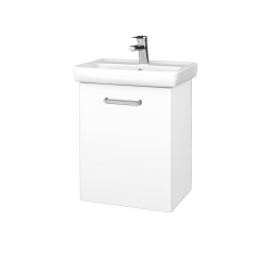 Dřevojas - Umyvadlová skříňka DOOR SZD 50 - D25 Teak / Úchytka T04 / D25 Teak / Levé (455330E)