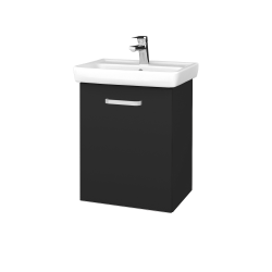 Dřevojas - Umyvadlová skříňka DOOR SZD 50 - N03 Graphite / Úchytka T01 / N03 Graphite / Levé (340476A)