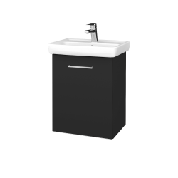 Dřevojas - Umyvadlová skříňka DOOR SZD 50 - N03 Graphite / Úchytka T04 / N03 Graphite / Levé (340476E)