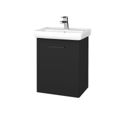 Dřevojas - Umyvadlová skříňka DOOR SZD 50 - N03 Graphite / Úchytka T06 / N03 Graphite / Levé (340476H)