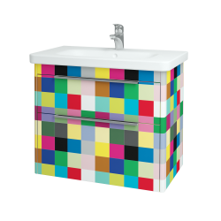 Dřevojas - Umyvadlová skříňka ENZO SZZ2 80 - Individuální odstín dle RAL/NCS / Individuální odstín dle RAL/NCS (52570)