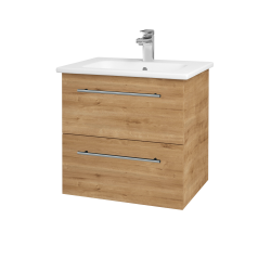 Dřevojas - Umyvadlová skříňka GIO SZZ2 60 - D09 Arlington / Úchytka T02 / D09 Arlington (146344B)